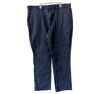 Old Navy Ultimate Straight Pants 38x32 Navy Blue